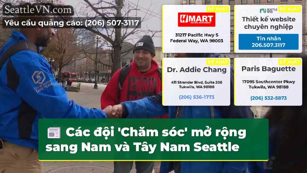 Các đội 'Chăm sóc' mở rộng sang Nam và Tây Nam