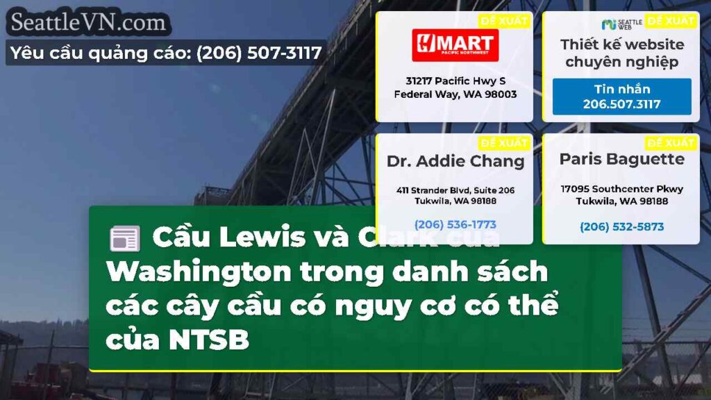 Cầu Lewis và Clark của Washington trong danh sách