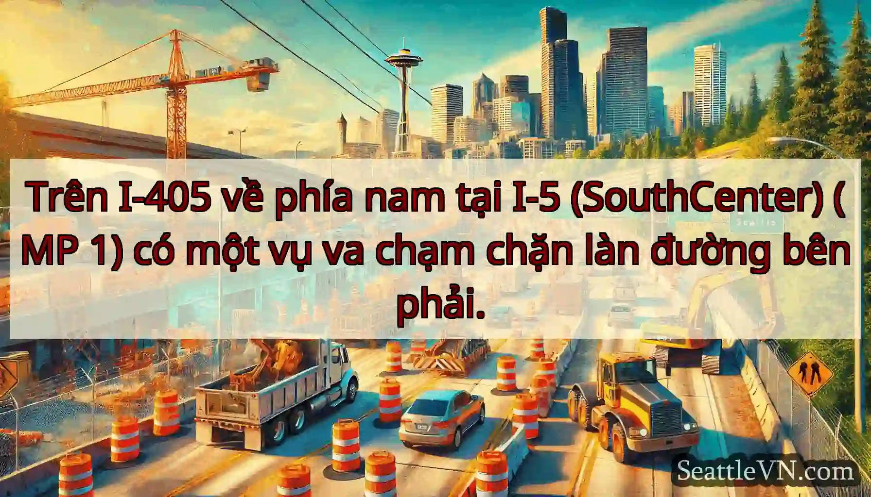 Trên I-405 về phía nam tại I-5 (SouthCenter) (MP