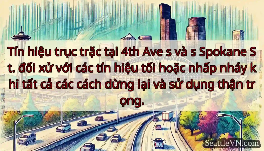 Tín hiệu trục trặc tại 4th Ave s và s Spokane St.