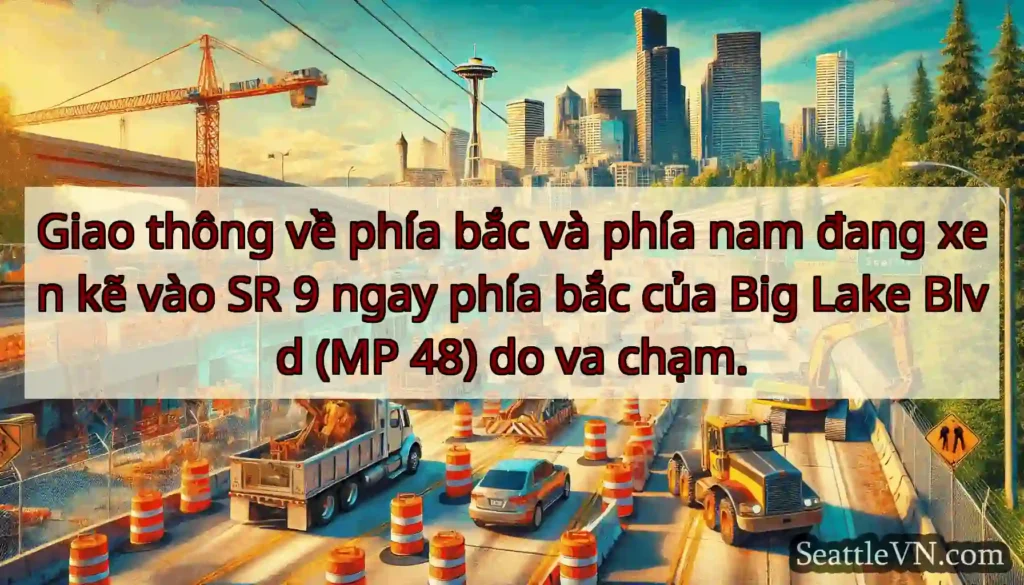 Giao thông về phía bắc và phía nam đang xen kẽ