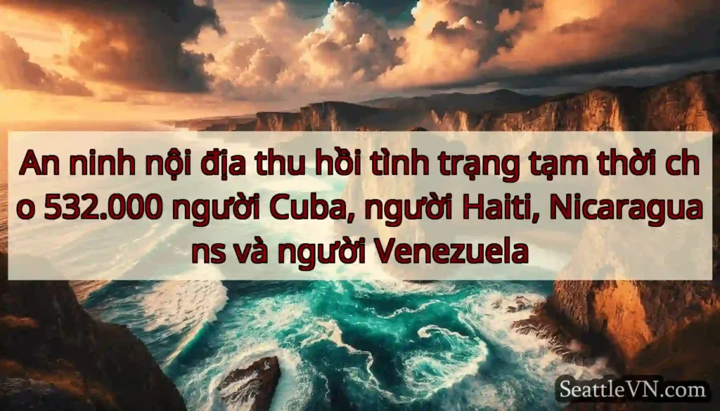 An ninh nội địa thu hồi tình trạng tạm thời cho