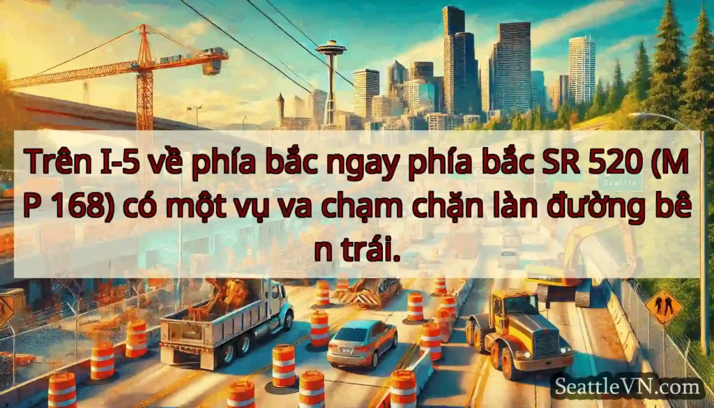 Trên I-5 về phía bắc ngay phía bắc SR 520 (MP