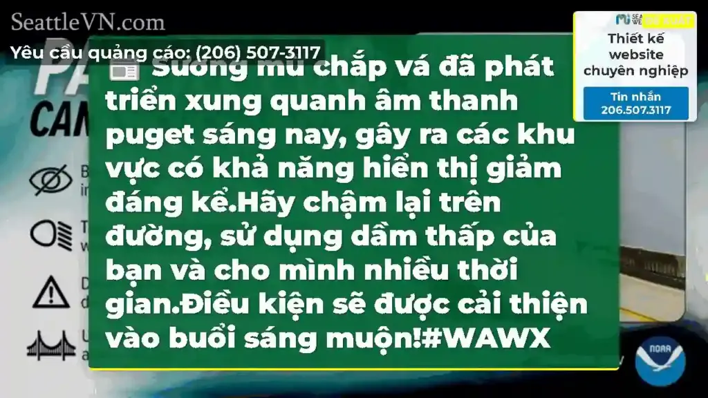 Sương mù chắp vá đã phát triển xung quanh âm