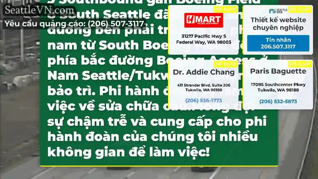 Rõ ràng: Công việc này trên I-5 Southbound gần