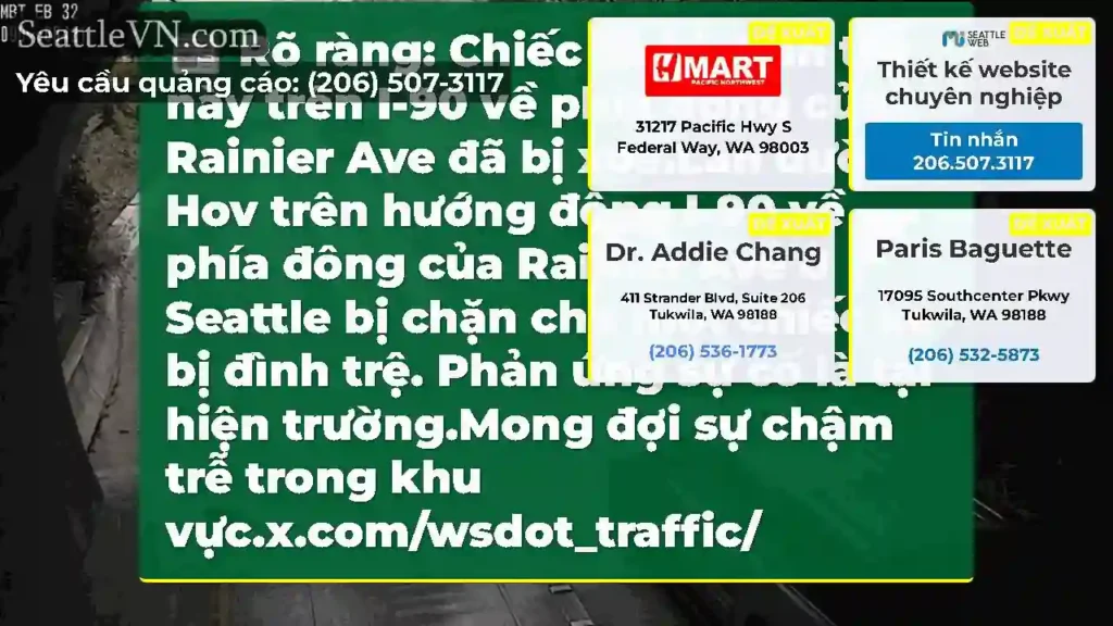 Rõ ràng: Chiếc xe bị đình trệ này trên I-90 về