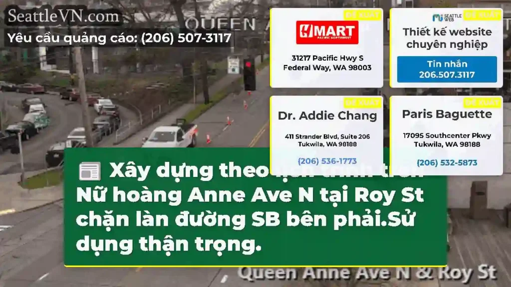 Xây dựng theo lịch trình trên Nữ hoàng Anne Ave N