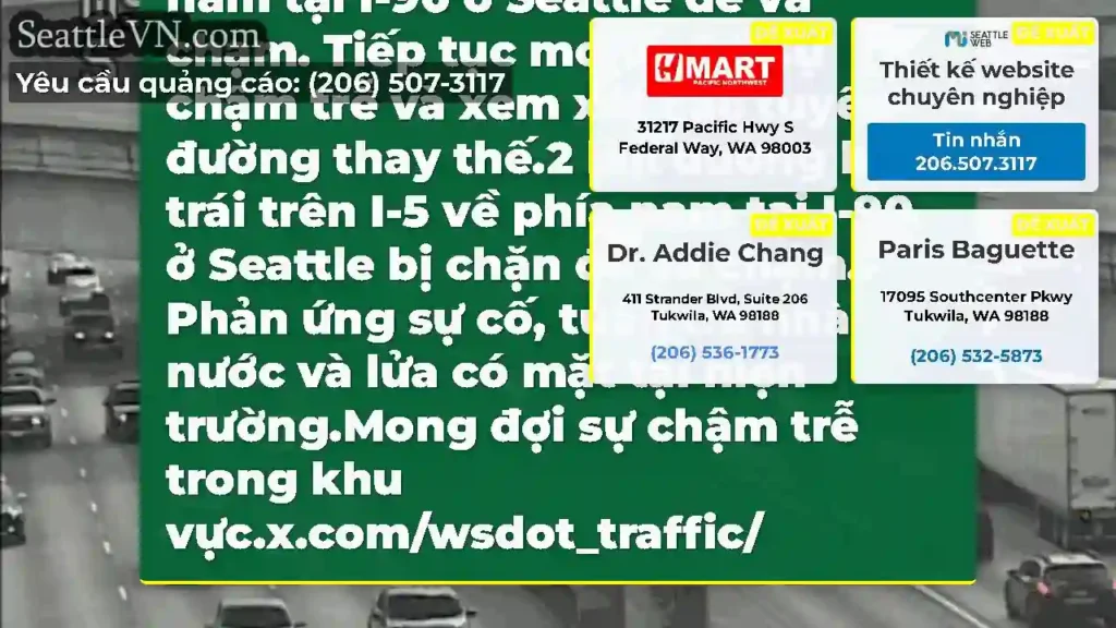 Cập nhật: Chỉ làn đường bên trái vẫn bị chặn trên