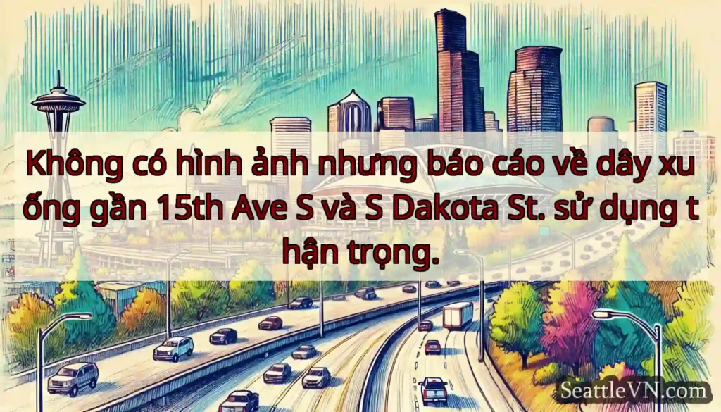 Không có hình ảnh nhưng báo cáo về dây xuống gần
