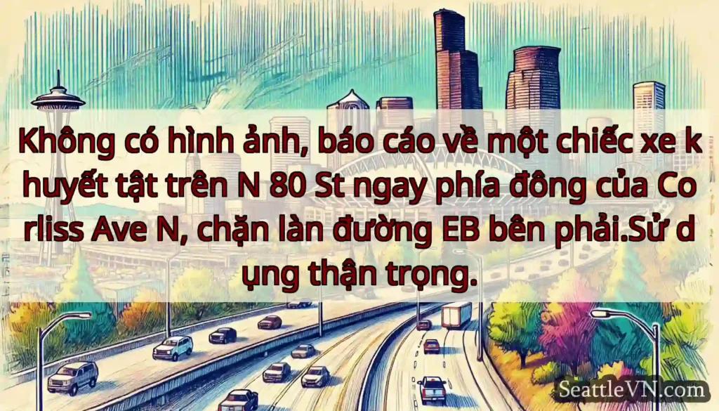 Không có hình ảnh, báo cáo về một chiếc xe khuyết