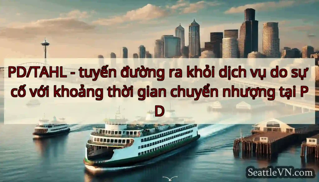 PD/TAHL - tuyến đường ra khỏi dịch vụ do sự cố