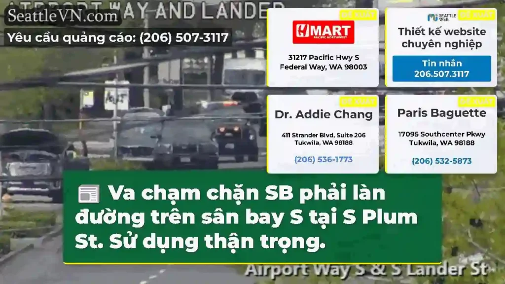 Va chạm chặn SB phải làn đường trên sân bay S tại