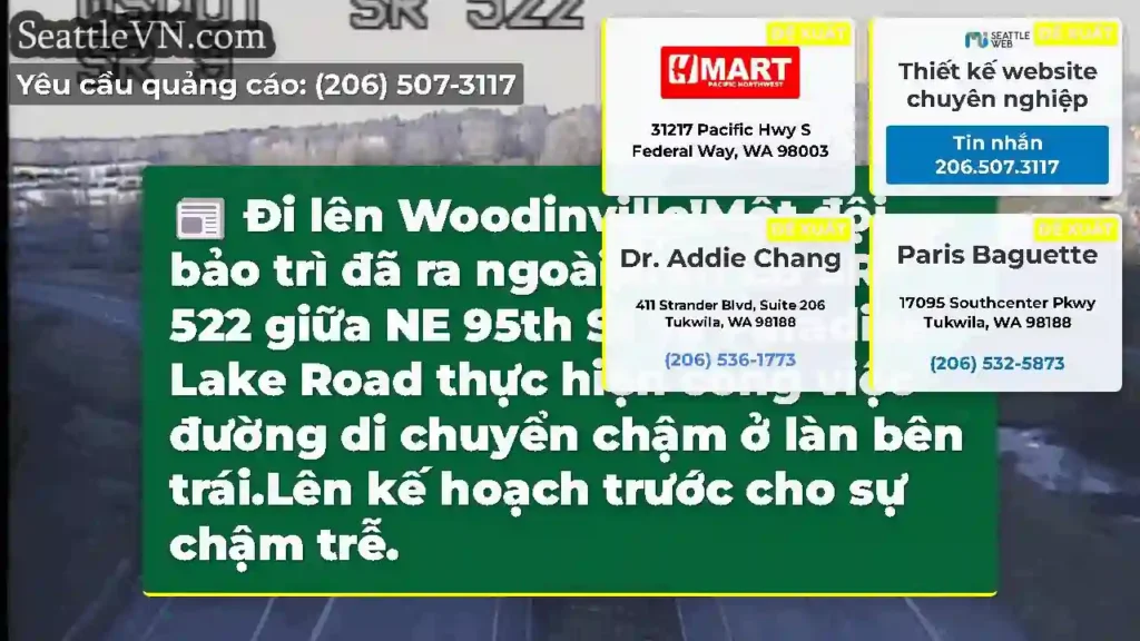 Đi lên Woodinville!Một đội bảo trì đã ra ngoài