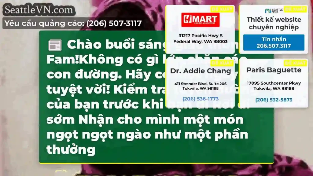 Chào buổi sáng giao thông Fam!Không có gì lớn