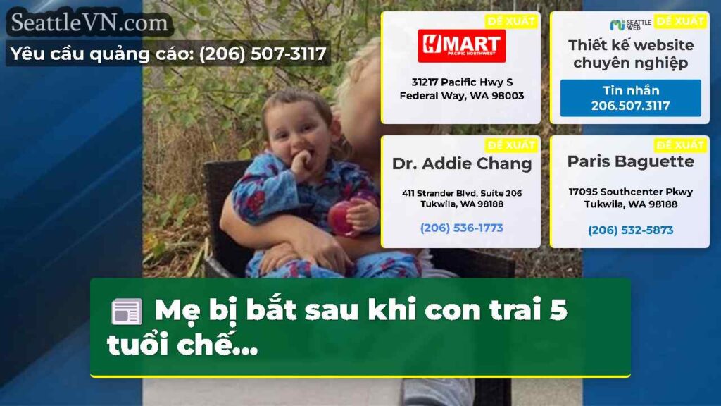 Mẹ bị bắt sau khi con trai 5 tuổi chế...