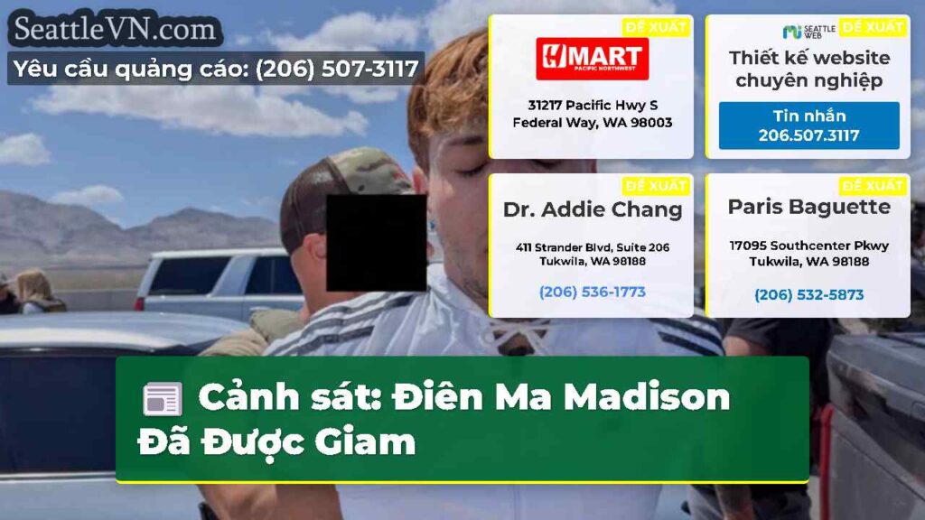 Cảnh sát: Điên Ma Madison Đã Được Giam