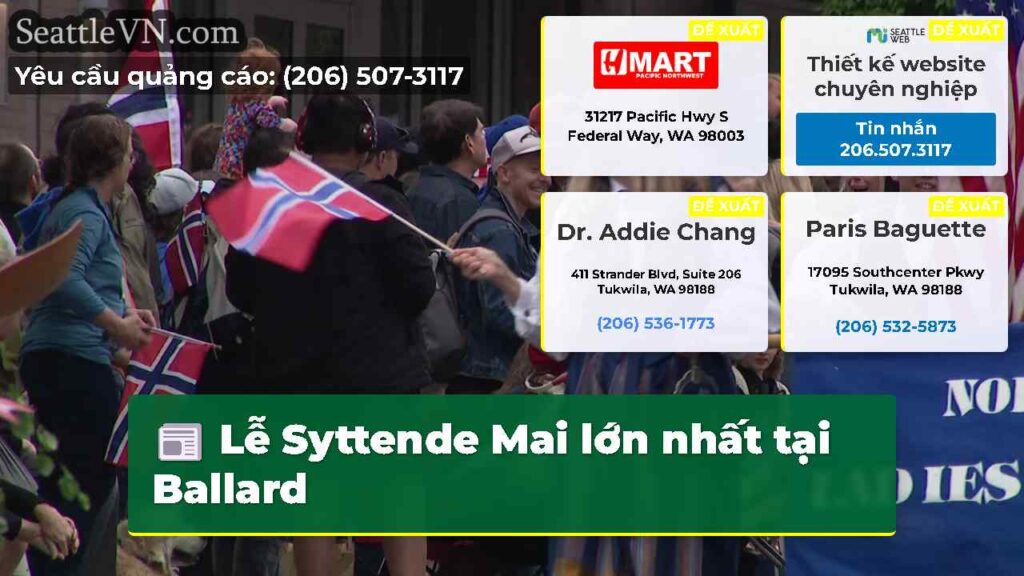 Lễ Syttende Mai lớn nhất tại Ballard