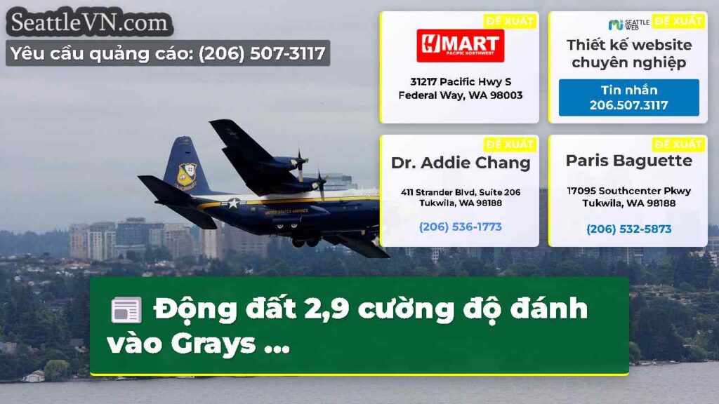 Động đất 2,9 cường độ đánh vào Grays ...