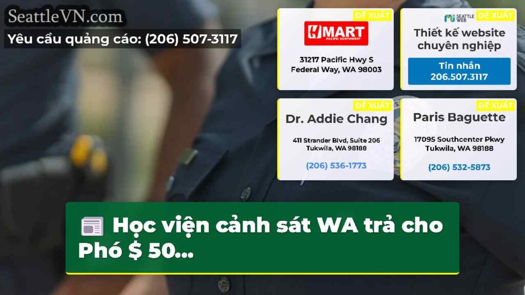 Học viện cảnh sát WA trả cho Phó $ 50...