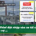 Thief đột nhập vào xe tải của cặp vợ …