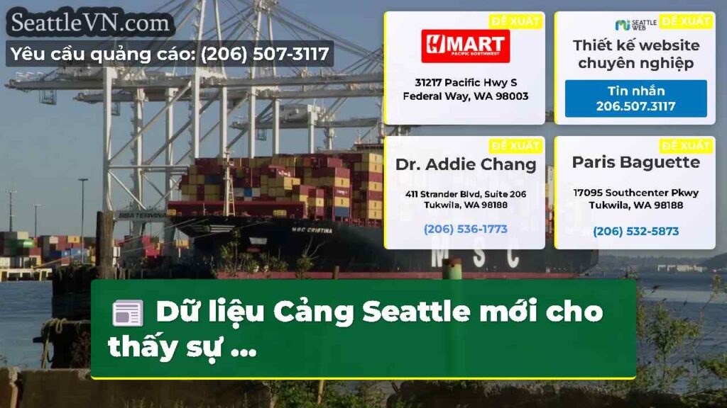 Dữ liệu Cảng Seattle mới cho thấy sự ...