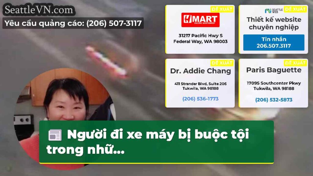 Người đi xe máy bị buộc tội trong nhữ...