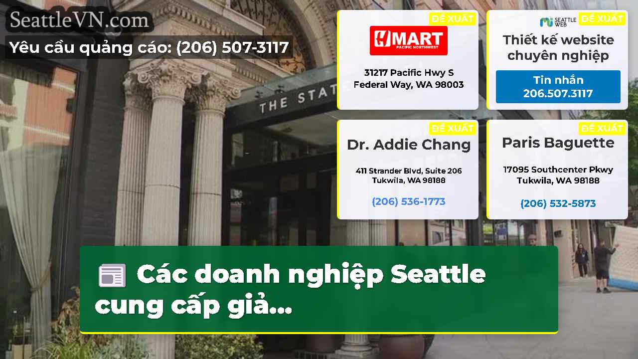 tin tức seattle SeattleVN