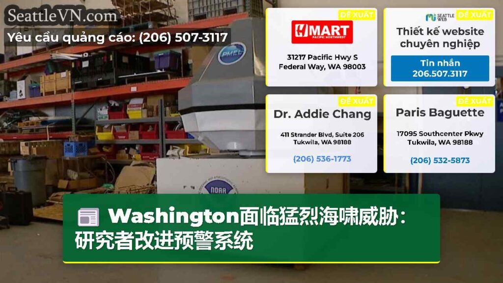 Washington面临猛烈海啸威胁：研究者改进预警系统