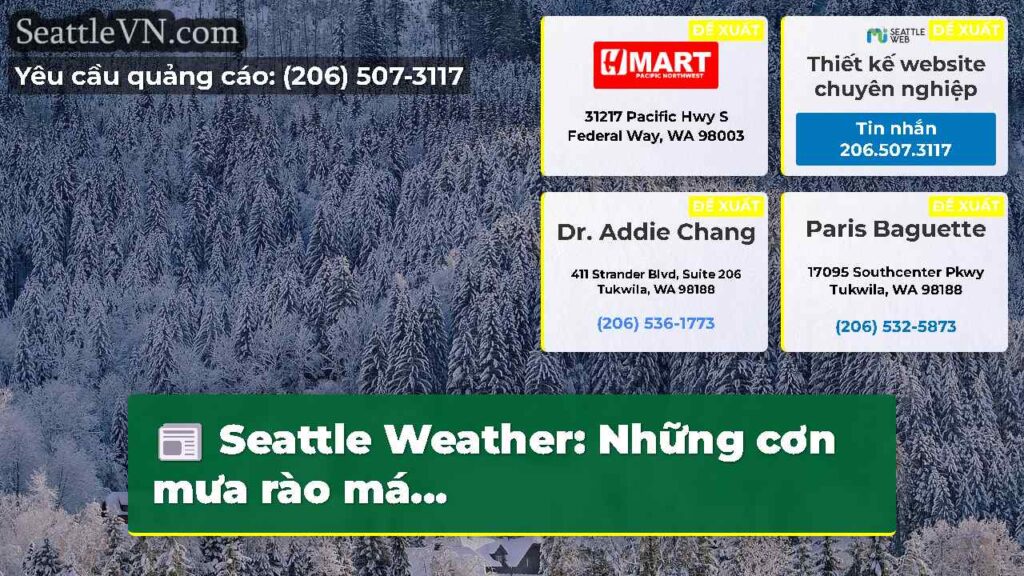 Seattle Weather: Những cơn mưa rào má...