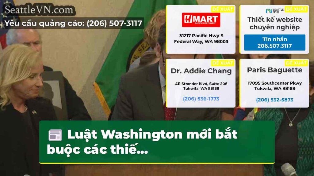 Luật Washington mới bắt buộc các thiế...
