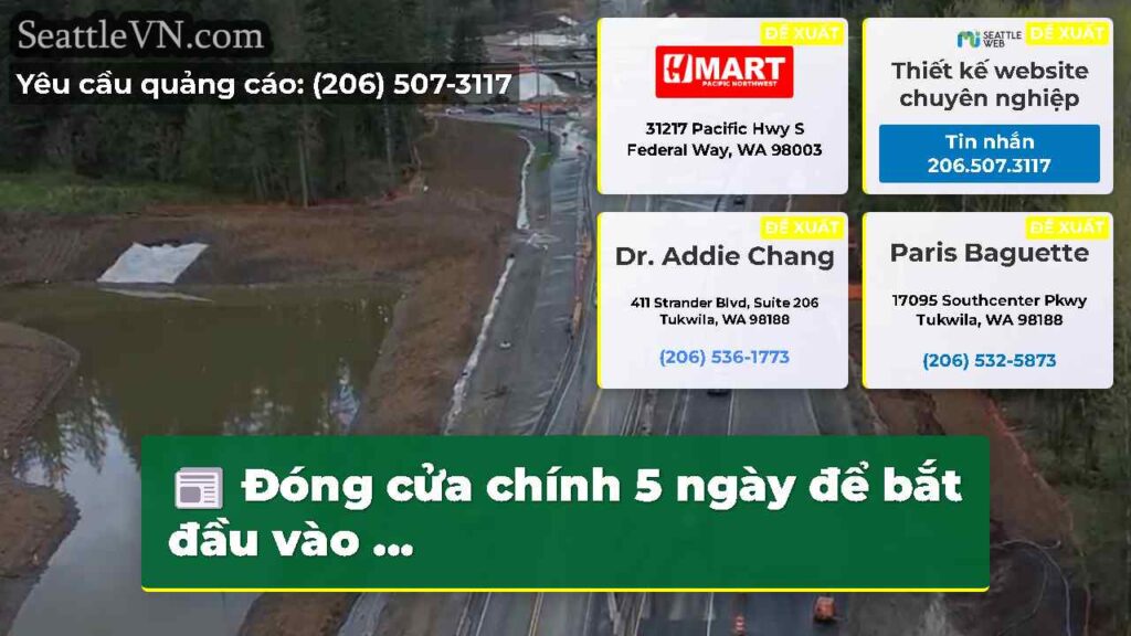 Đóng cửa chính 5 ngày để bắt đầu vào ...