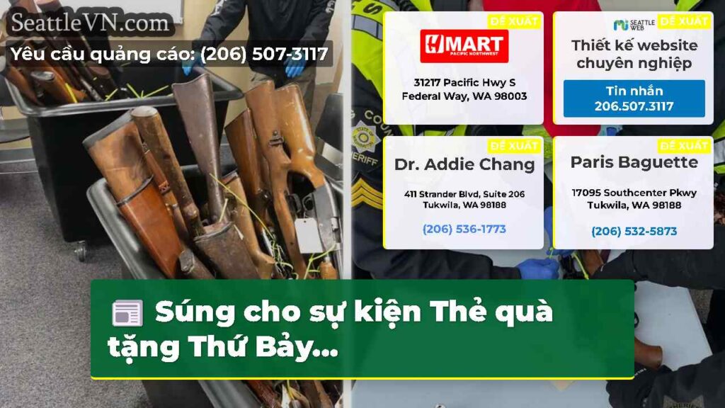 Súng cho sự kiện Thẻ quà tặng Thứ Bảy...
