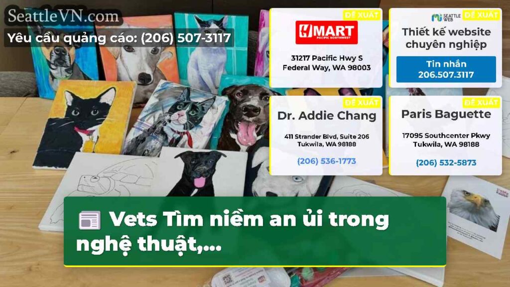 Vets Tìm niềm an ủi trong nghệ thuật,...
