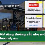 Mở rộng đường sắt nhẹ mở ở Redmond n…