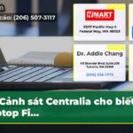 Cảnh sát Centralia cho biết Laptop Fi…