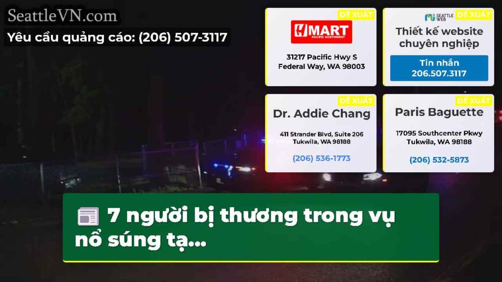 7 người bị thương trong vụ nổ súng tạ...