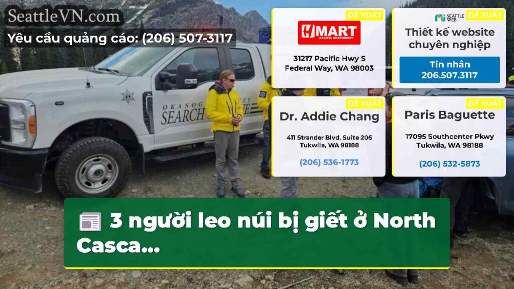 3 người leo núi bị giết ở North Casca...