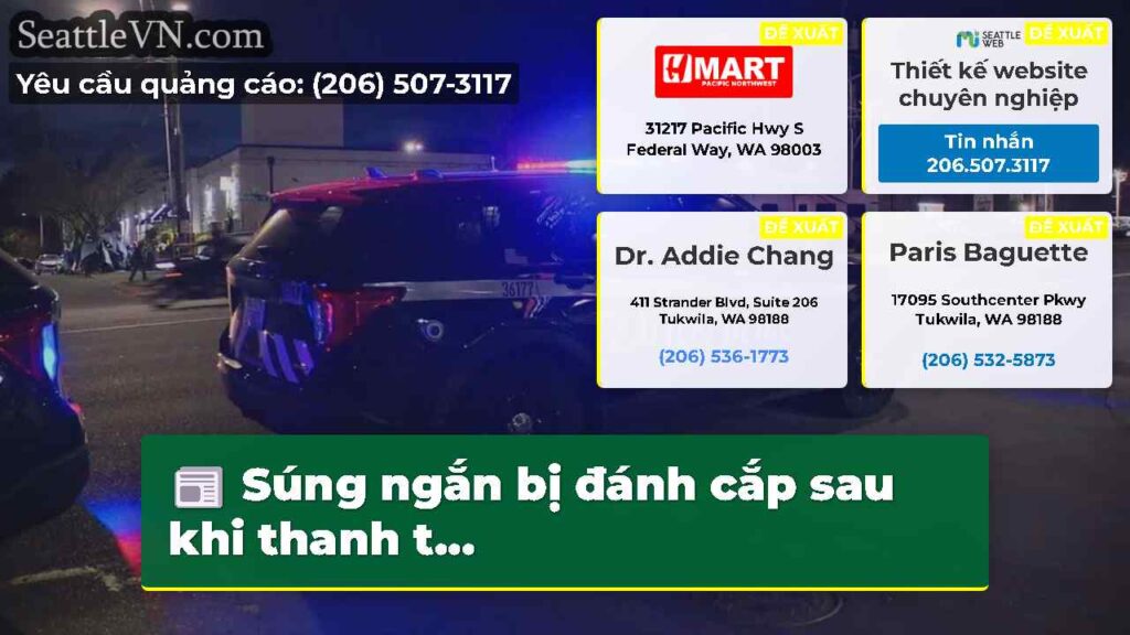 Súng ngắn bị đánh cắp sau khi thanh t...