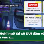Nghi ngờ tài xế DUI đâm vào khu vực x…
