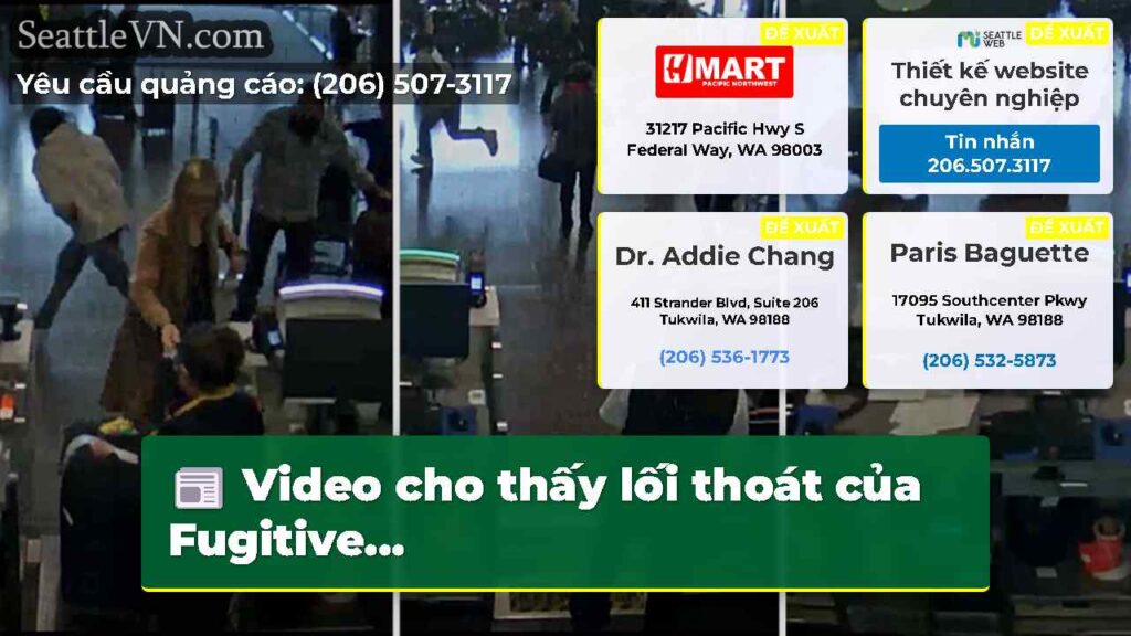Video cho thấy lối thoát của Fugitive...