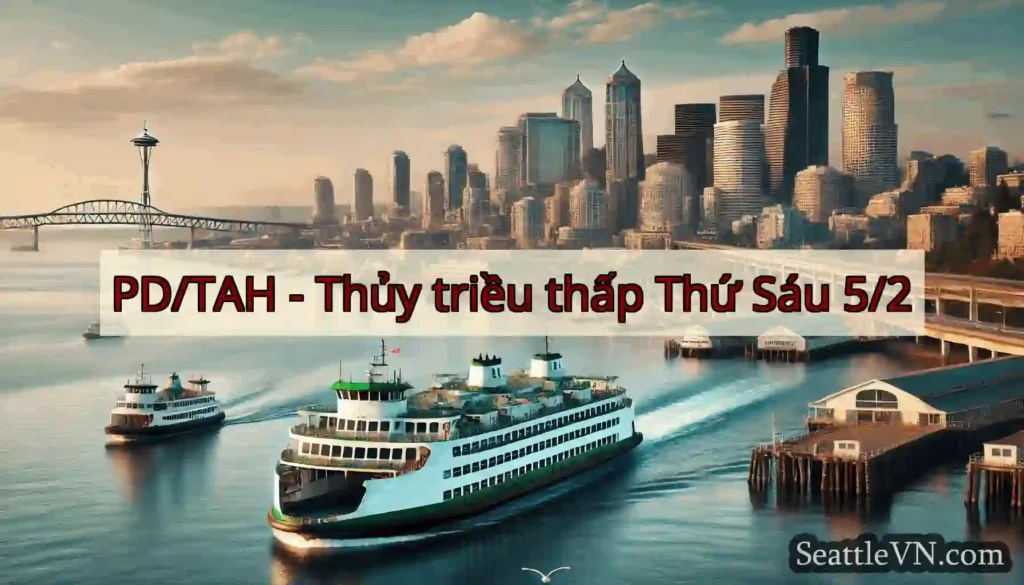 PD/TAH - Thủy triều thấp Thứ Sáu 5/2