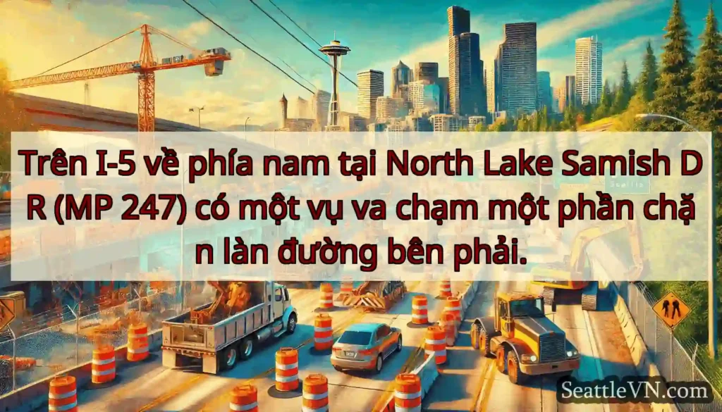 Trên I-5 về phía nam tại North Lake Samish DR (MP