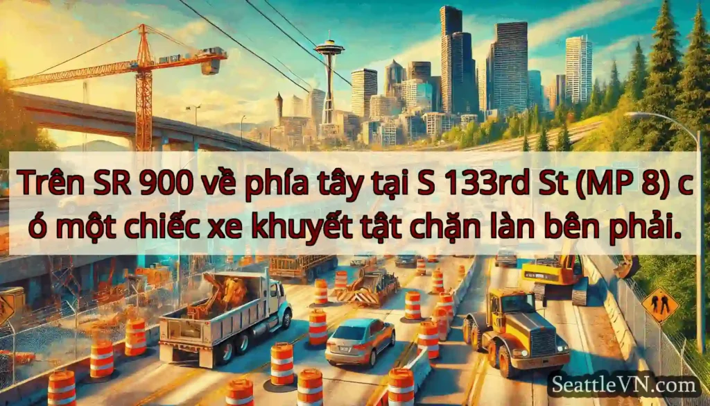 Trên SR 900 về phía tây tại S 133rd St (MP 8) có