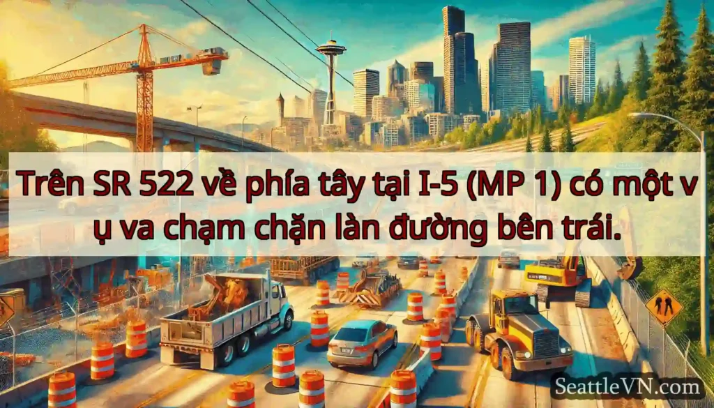 Trên SR 522 về phía tây tại I-5 (MP 1) có một vụ