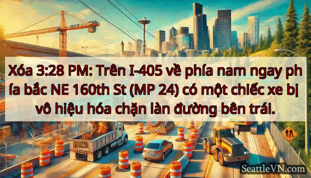 Xóa 3:28 PM: Trên I-405 về phía nam ngay phía bắc
