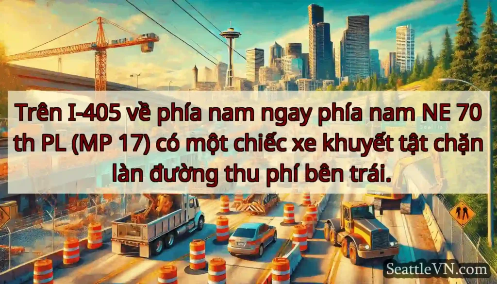 Trên I-405 về phía nam ngay phía nam NE 70th PL