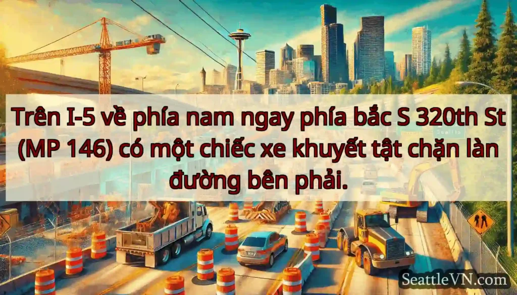 Trên I-5 về phía nam ngay phía bắc S 320th St (MP