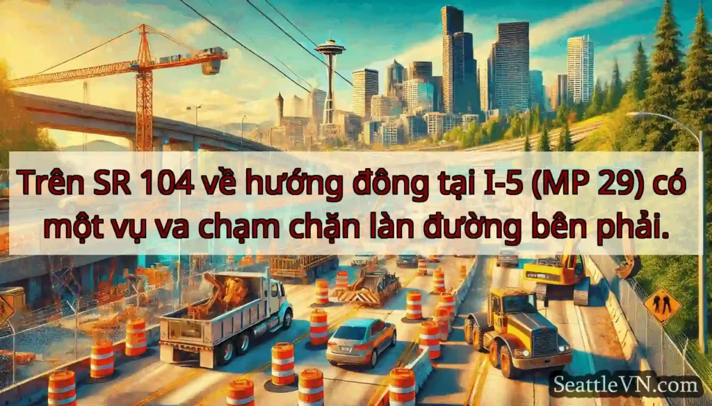 Trên SR 104 về hướng đông tại I-5 (MP 29) có một