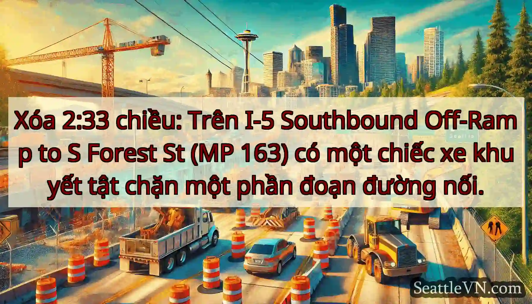 Xóa 2:33 chiều: Trên I-5 Southbound Off-Ramp to S