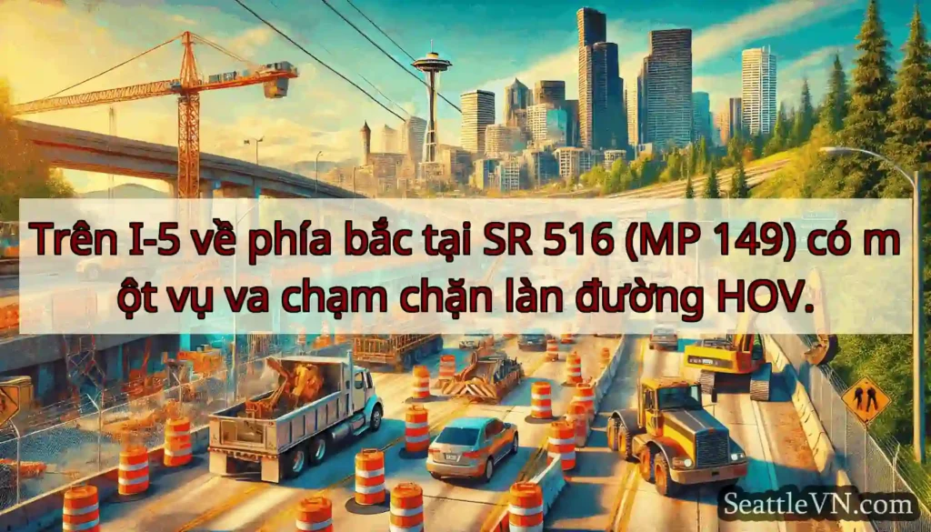 Trên I-5 về phía bắc tại SR 516 (MP 149) có một